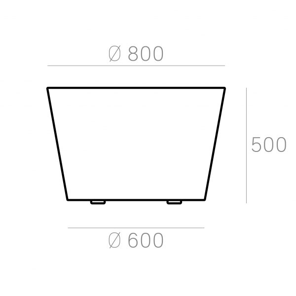 Стол CONOS MINI M чертеж